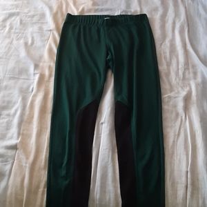 No Boundaries Green Athletic Leggings (size M 7-9)